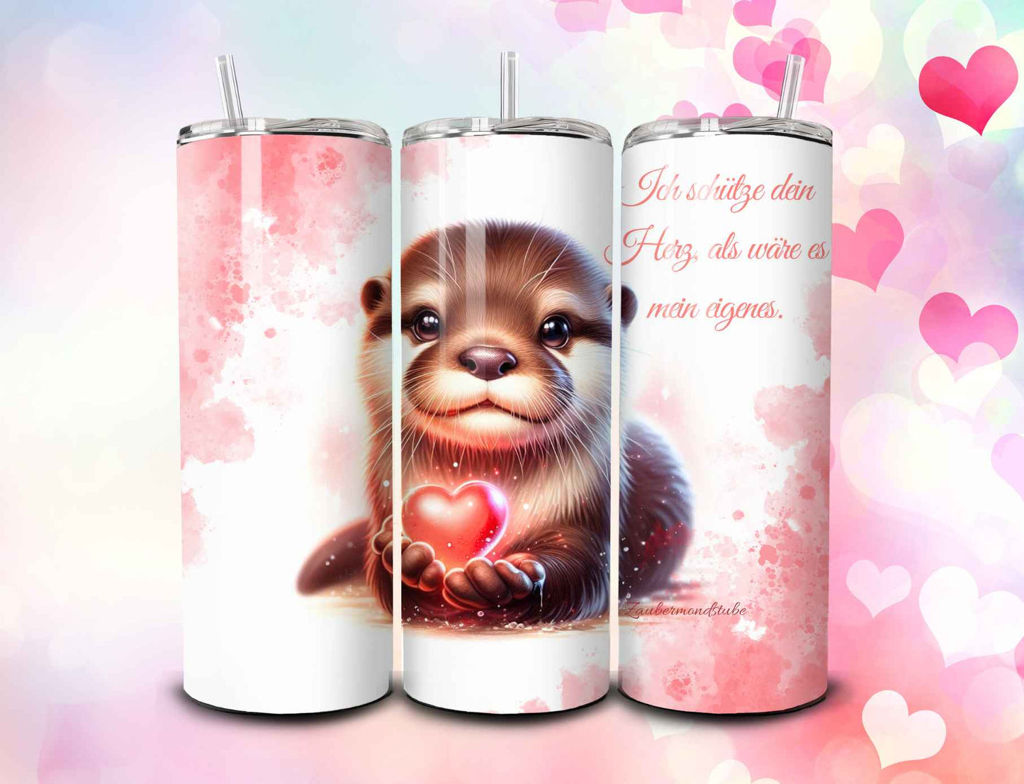 Otter mit Herz