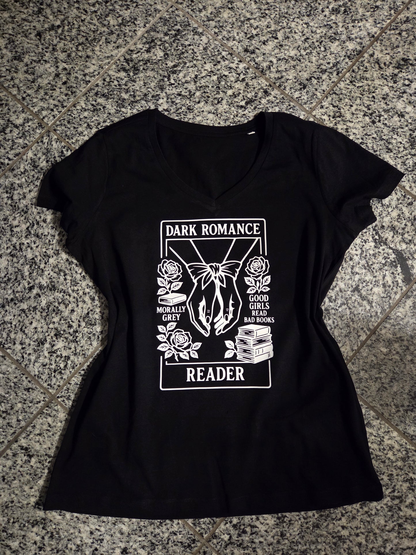 Dark Romance Reader Tshirt Gr.M