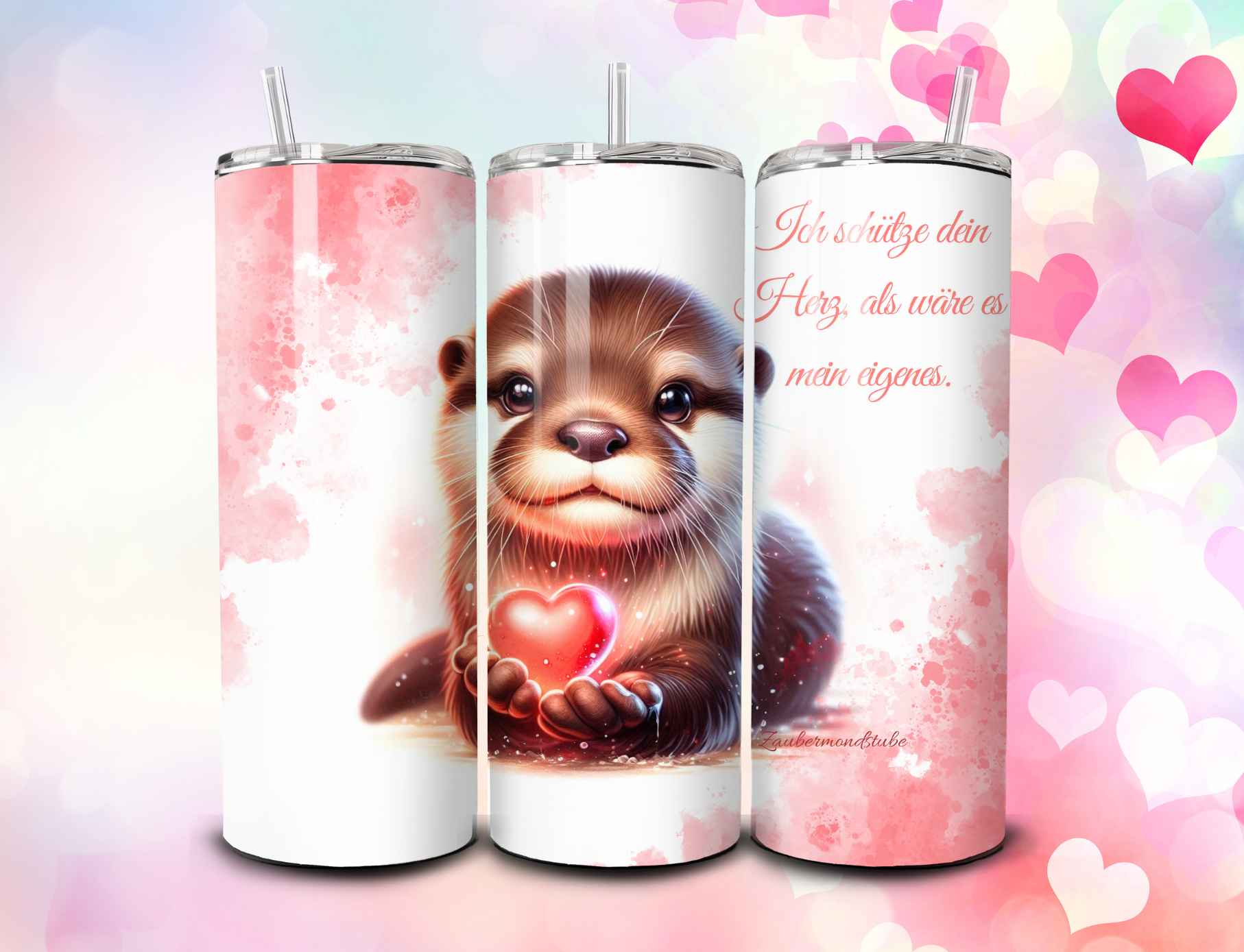 Otter mit Herz